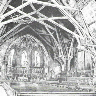 1890s Print of St. James Church 500x350